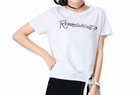 SENMHSレディーストップス半袖Tシャツ ホワイト┃アマゾン